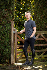 LeMieux Mens Elite Zip Polo Shirt